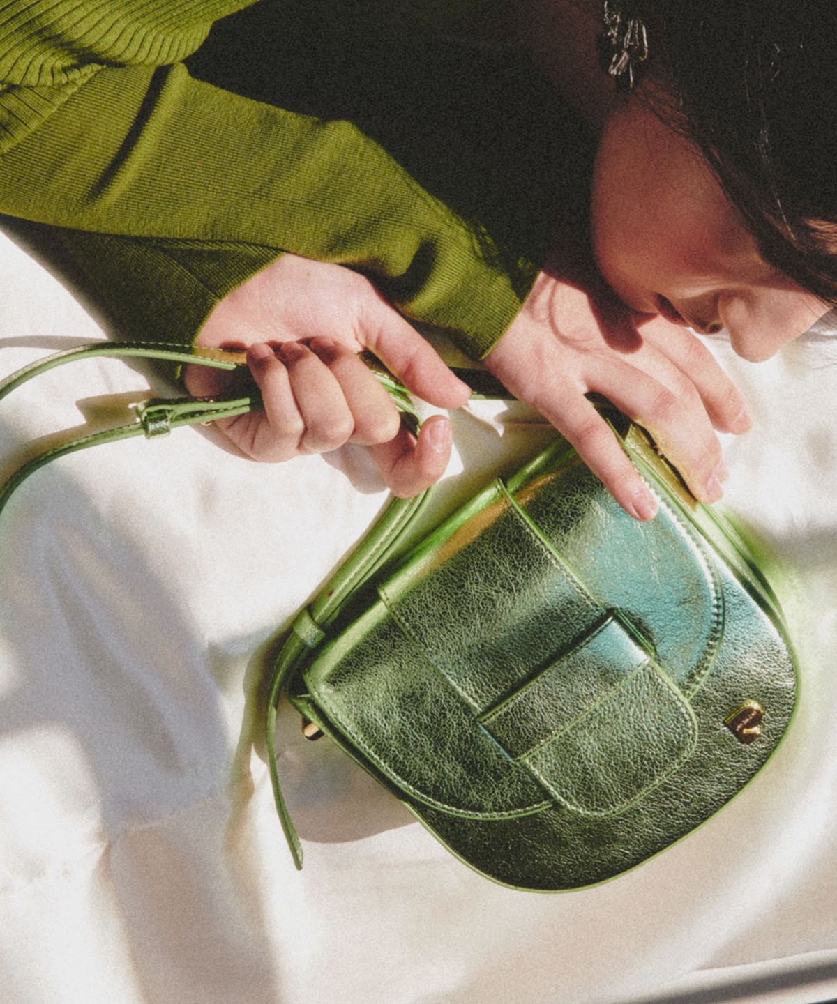 파퓸드로브(PARFUM DE LAUBE) Sac Sucre Twinkle Green