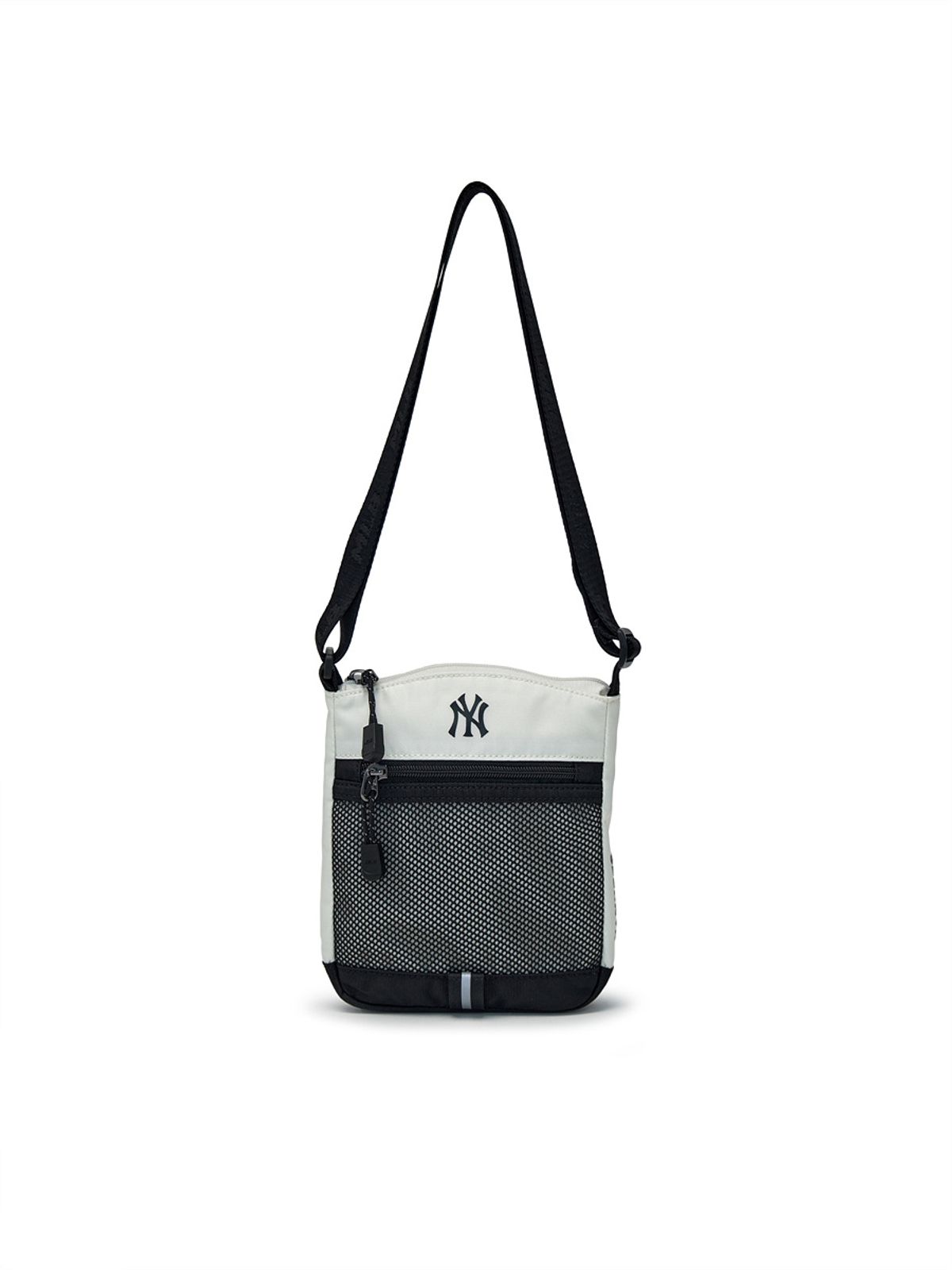 엠엘비 키즈(MLB KIDS) 고학년 메쉬 미니 크로스백 NY (Cream)
