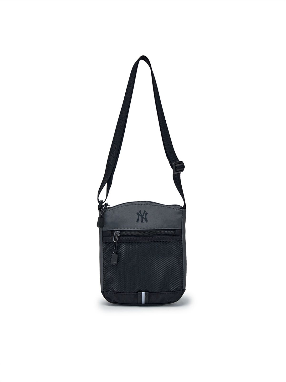 엠엘비 키즈(MLB KIDS) 고학년 메쉬 미니 크로스백 NY (Grey)