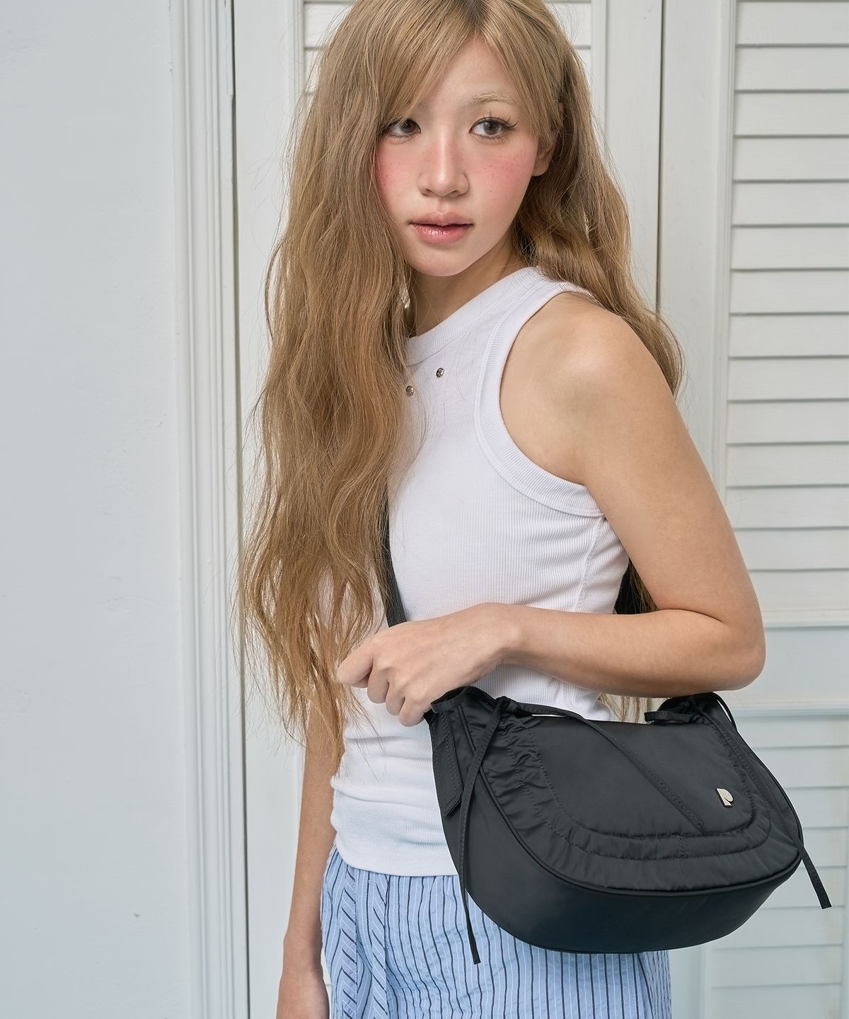 파퓸드로브(PARFUM DE LAUBE) Sac Petit Plie Black