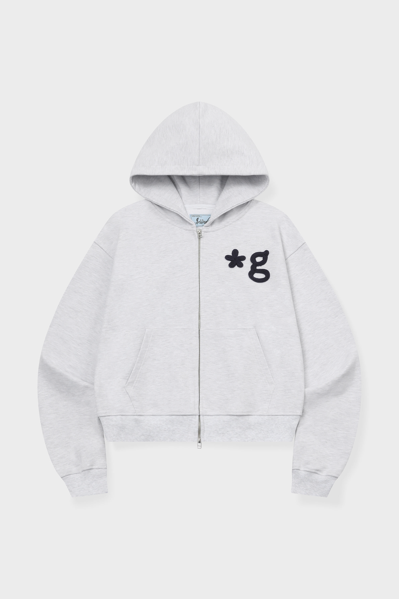 핸드워크 후드집업 (라이트 그레이)_G25AUJJP01LG