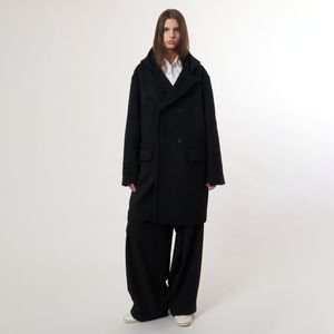 AU52CT01_더블 후드코트_블랙