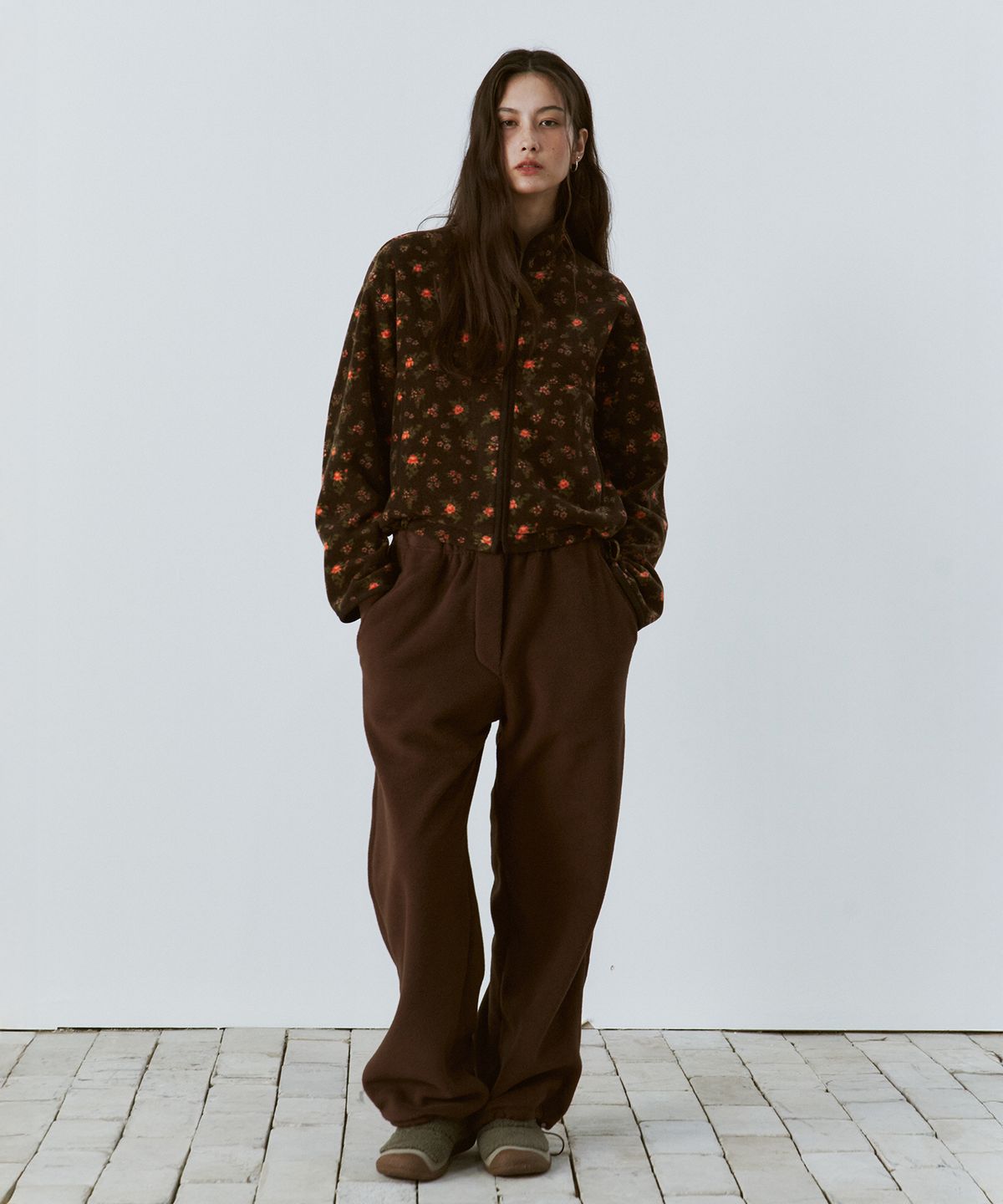 프리터(FRITUR) Soft Fleece Pants Brown_F263PT13