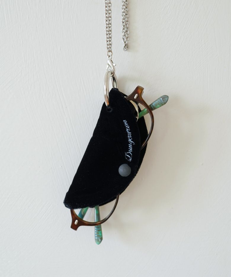 Crescent Glasses Holder Strap (Velvet Black)