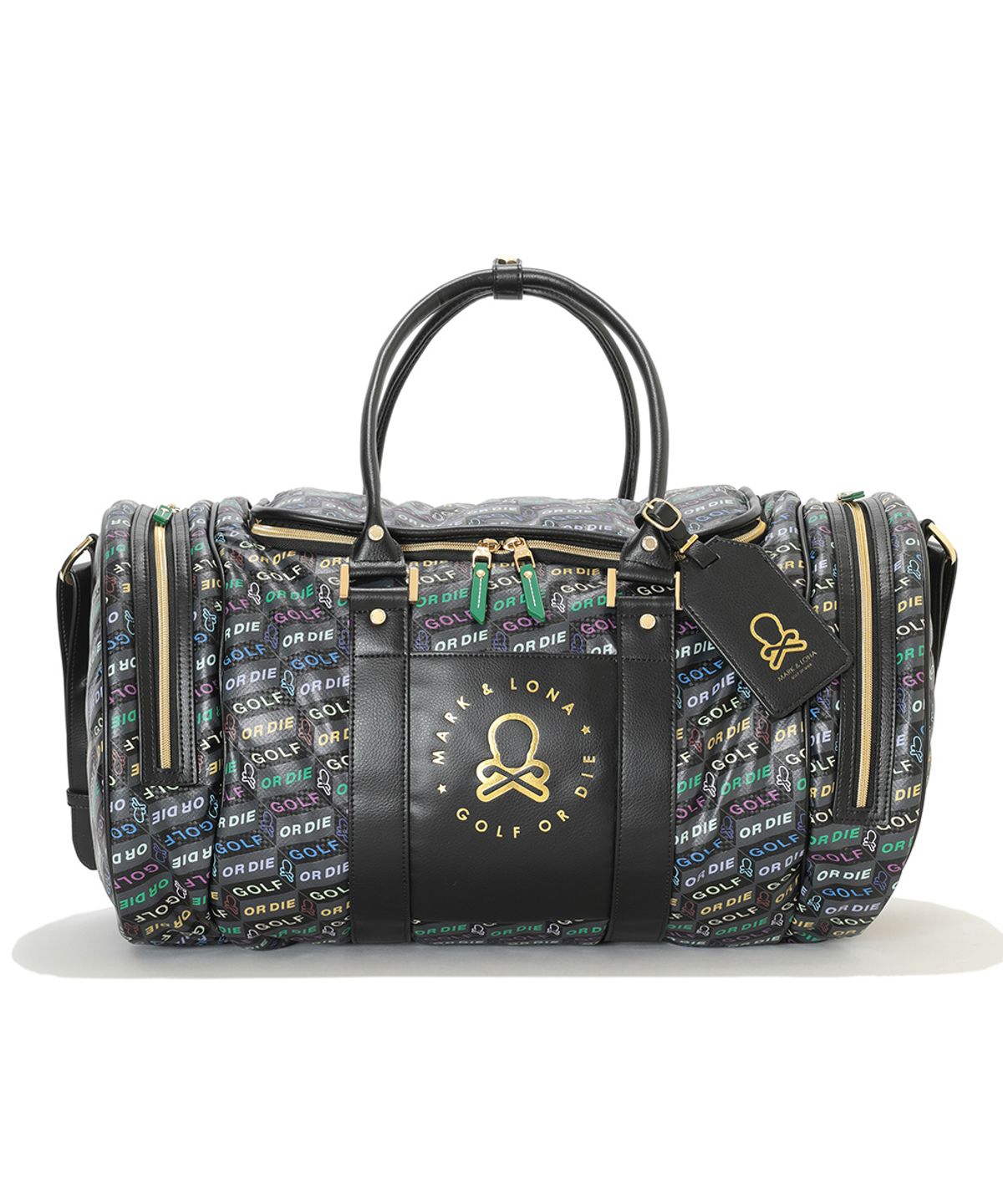 마크앤로나(MARK&LONA) U GN BLOCK PATTERN BOSTON BAG LR3ZU21U