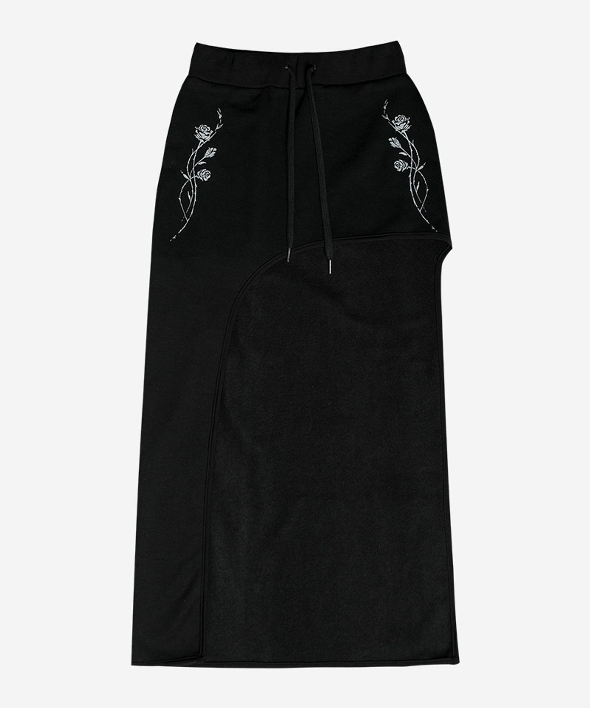 달링유어배드(DARLING, YOU'RE BAD) ROSE CUT-OUT SKIRT #BLACK(기모)