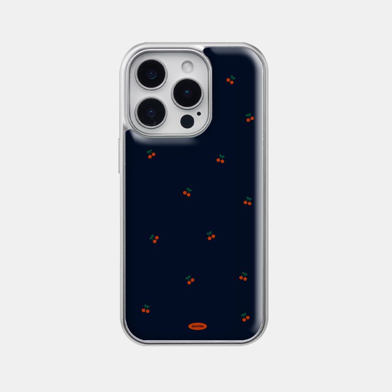 Cherry Pop Phone Case_​​Silver epoxy