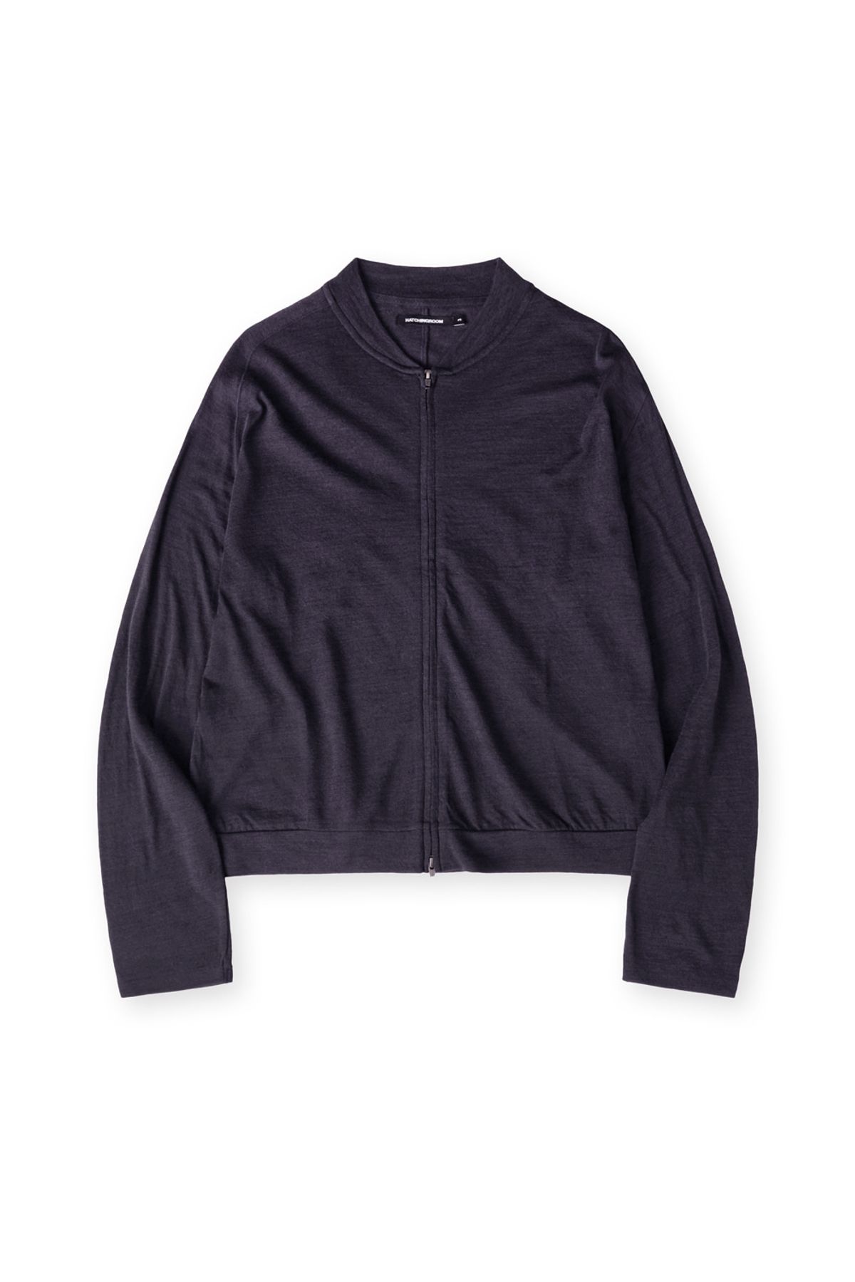 해칭룸(HATCHINGROOM) Compact Cardigan Wool Purple
