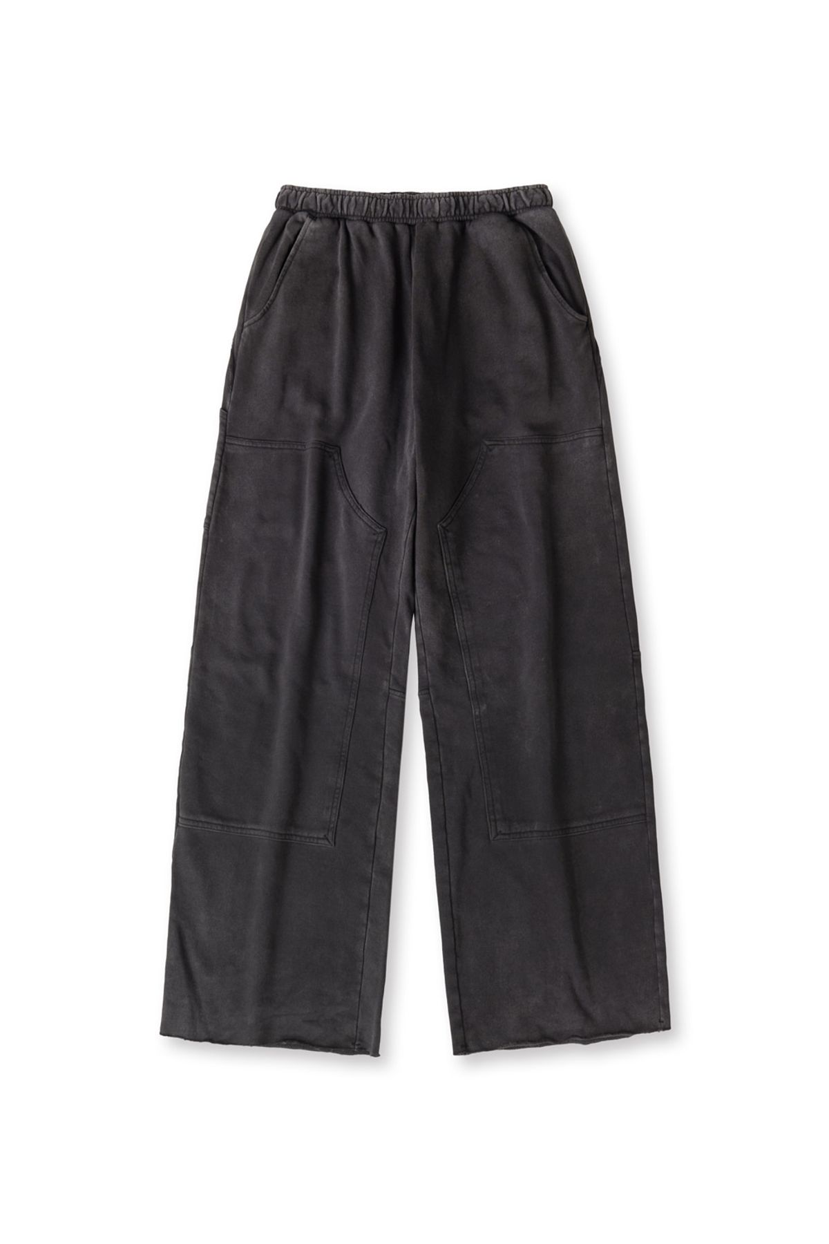 해칭룸(HATCHINGROOM) Double Knee Sweat Pants Aged Charcoal