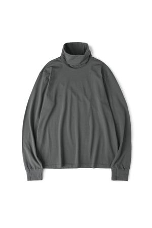 Boxer Turtleneck Tee Charcoal