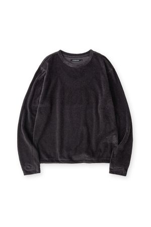 Fuzzy Mesh Tee Charcoal