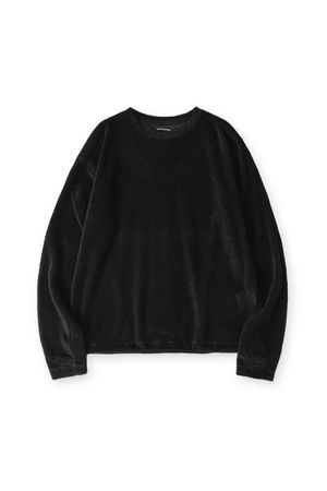 Fuzzy Mesh Tee Black