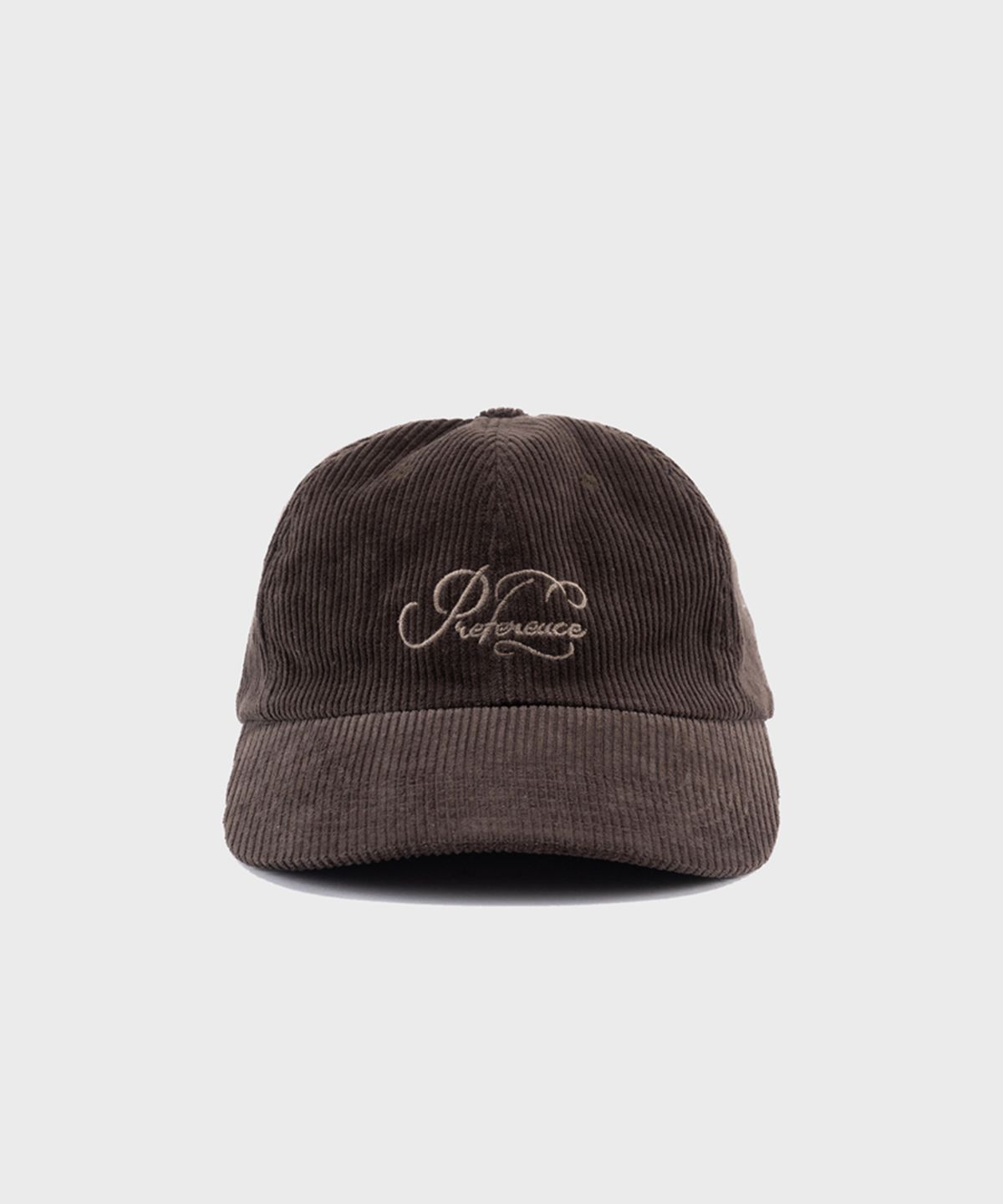 프레프(PREF) BROWN CORDUROY PREFERENCE 6 PANNEL CAP