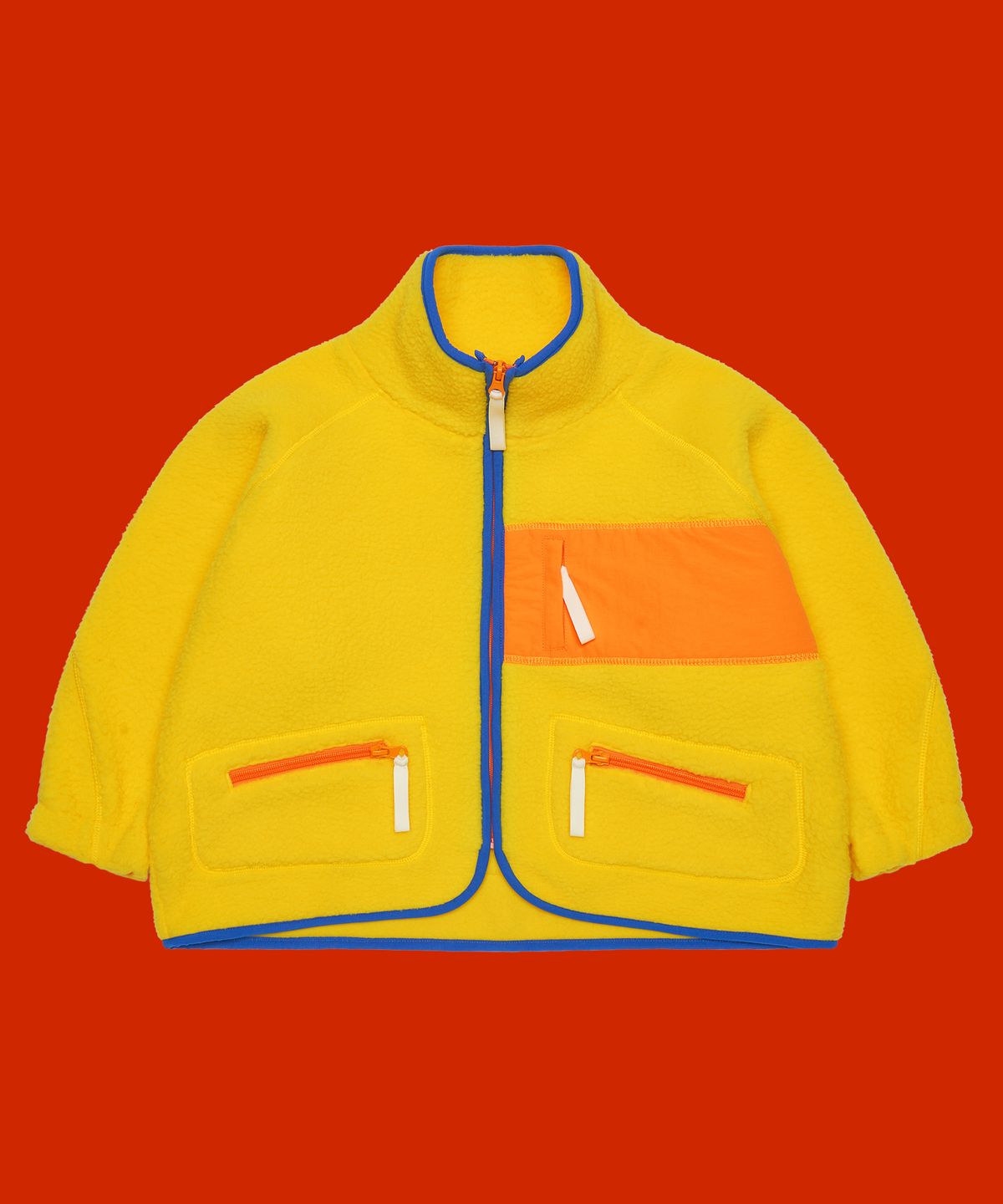 프리제(FRISE) FRISE SHERPA FLEECE JACKET, lemonyellow