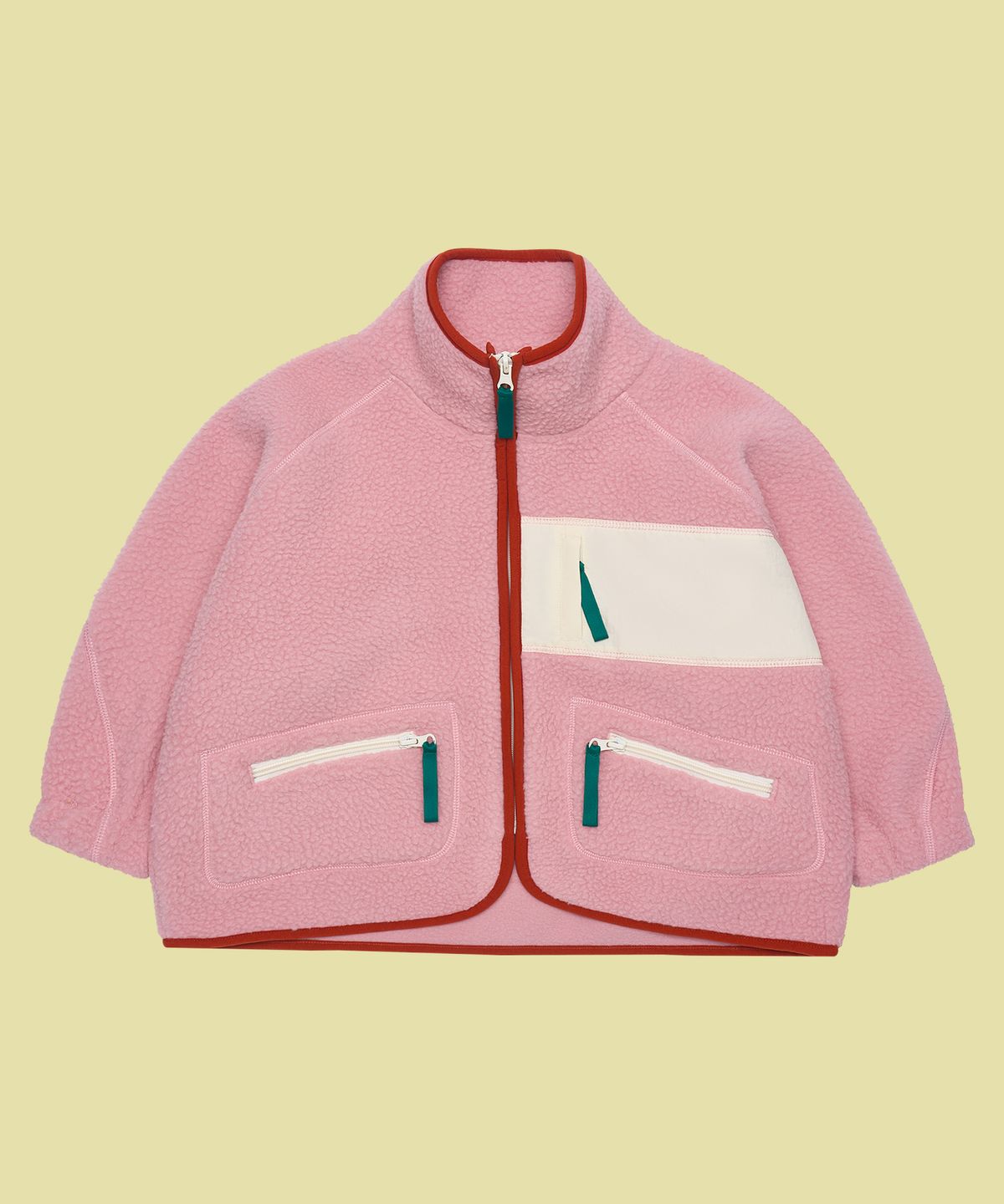 프리제(FRISE) FRISE SHERPA FLEECE JACKET, candypink