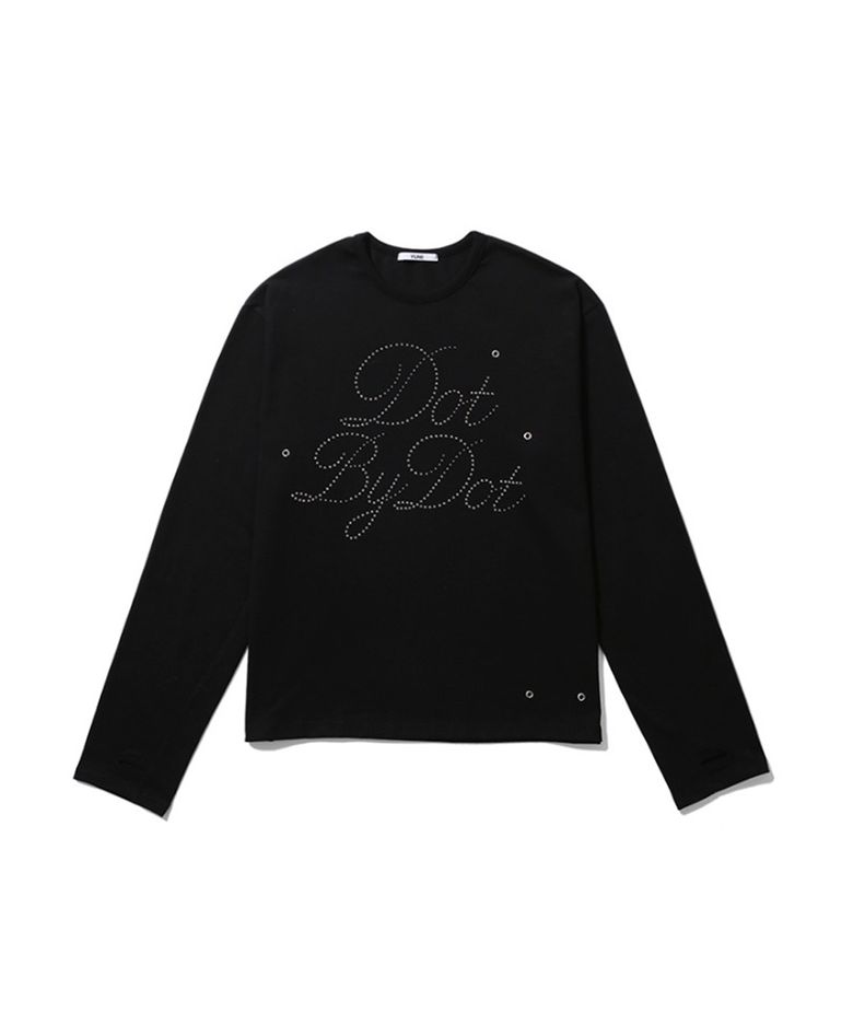 Dot Thumb Long Sleeve_[Black]