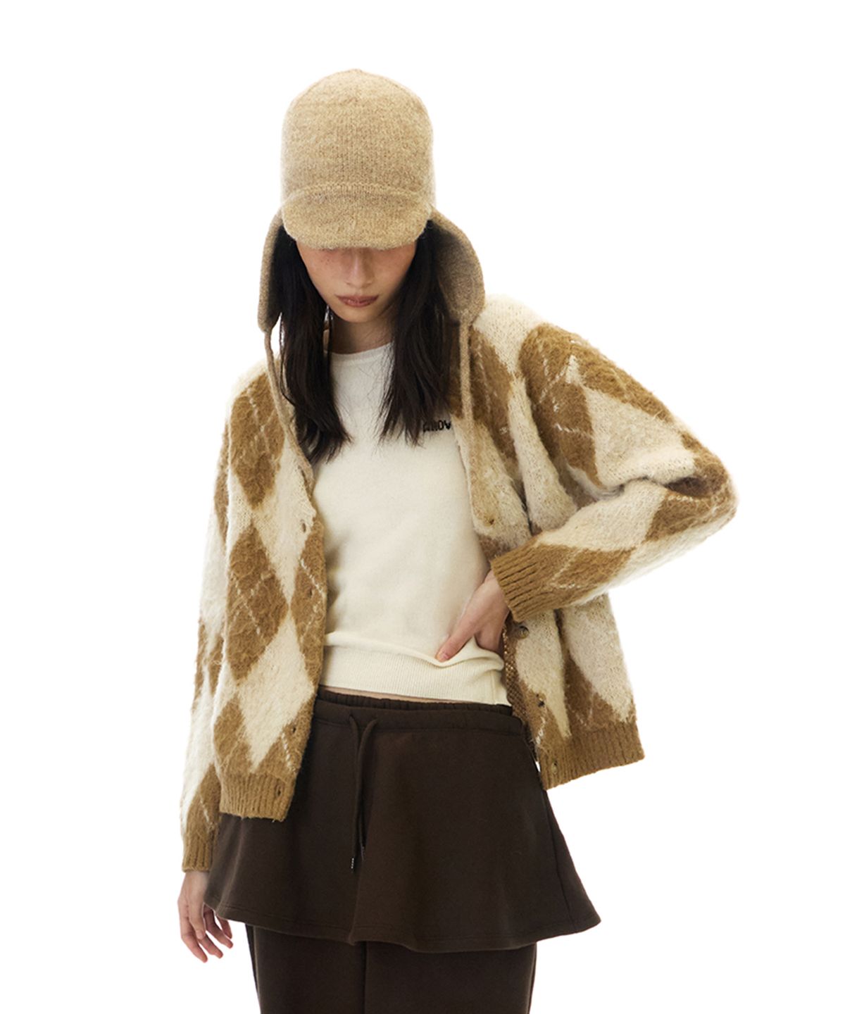 그로브(GROVE) MARIS BEANIE (BEIGE)