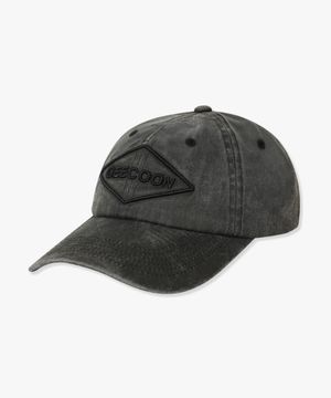 피그먼트 지쿤 로고 자수 볼캡 GEE257-001 챠콜