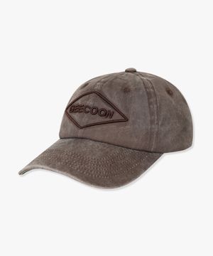 피그먼트 지쿤 로고 자수 볼캡 GEE257-001 브라운