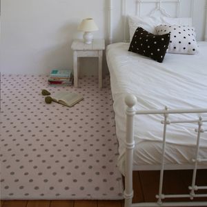 거실카페트 모래나 도트 디자인 극세사 대형 거실 러그