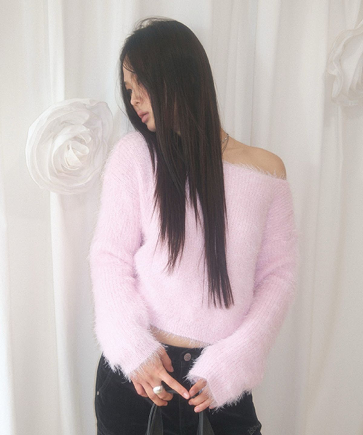 애즈온(ASON) MERRY KNIT / PINK