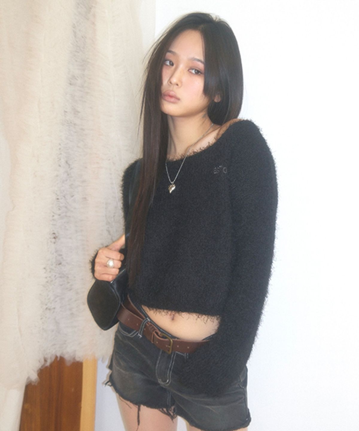 애즈온(ASON) MERRY KNIT / BLACK