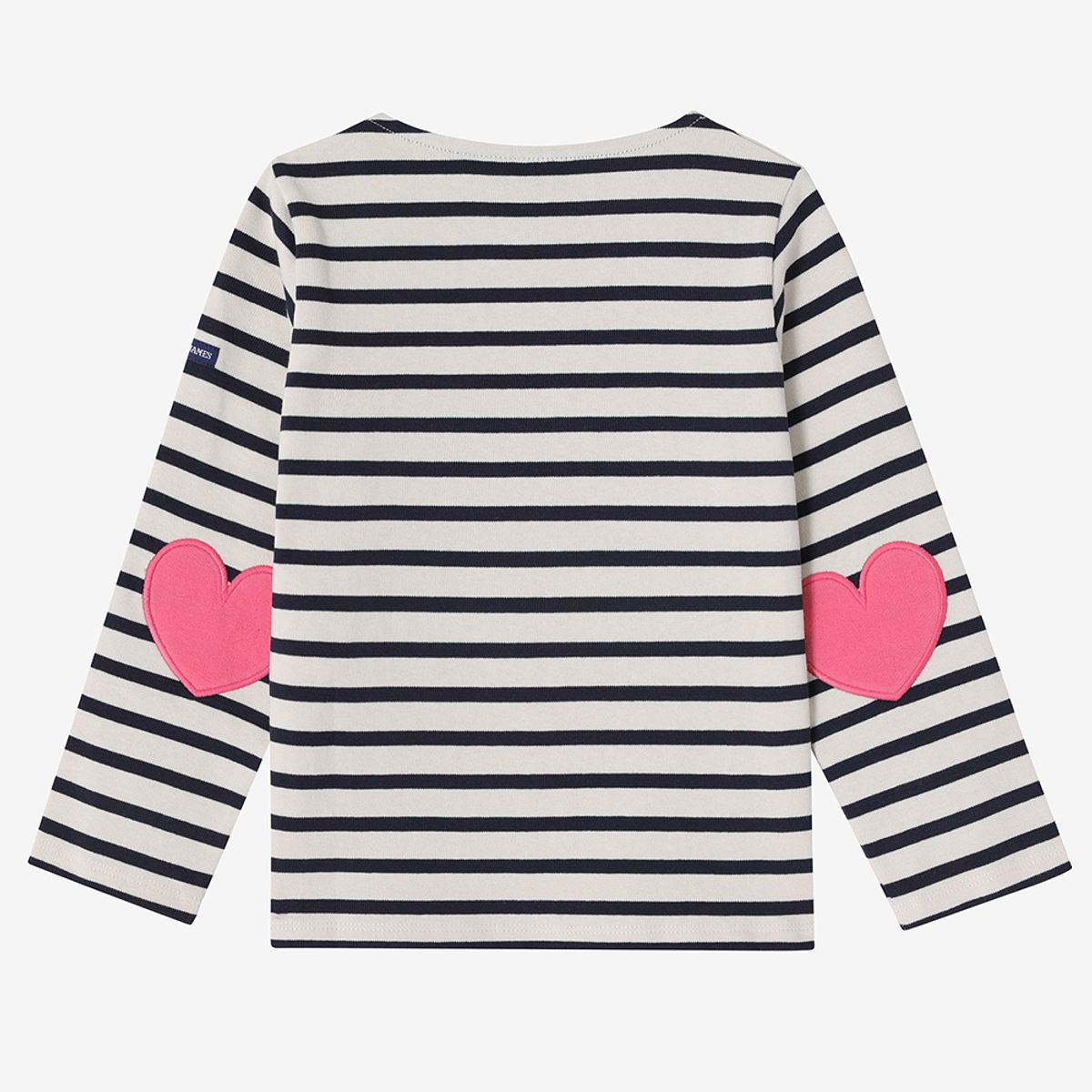 세인트제임스 키즈(SAINT JAMES KIDS) [4-12세] KIDS Vaujany E - Ecru/Marine (Rose Fluo) ASJT2G94476-0XI