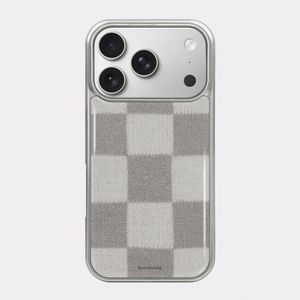 (+맥세이프) 소프트위브 실버 에폭시범퍼 케이스 (5colors) - 아이폰/갤럭시