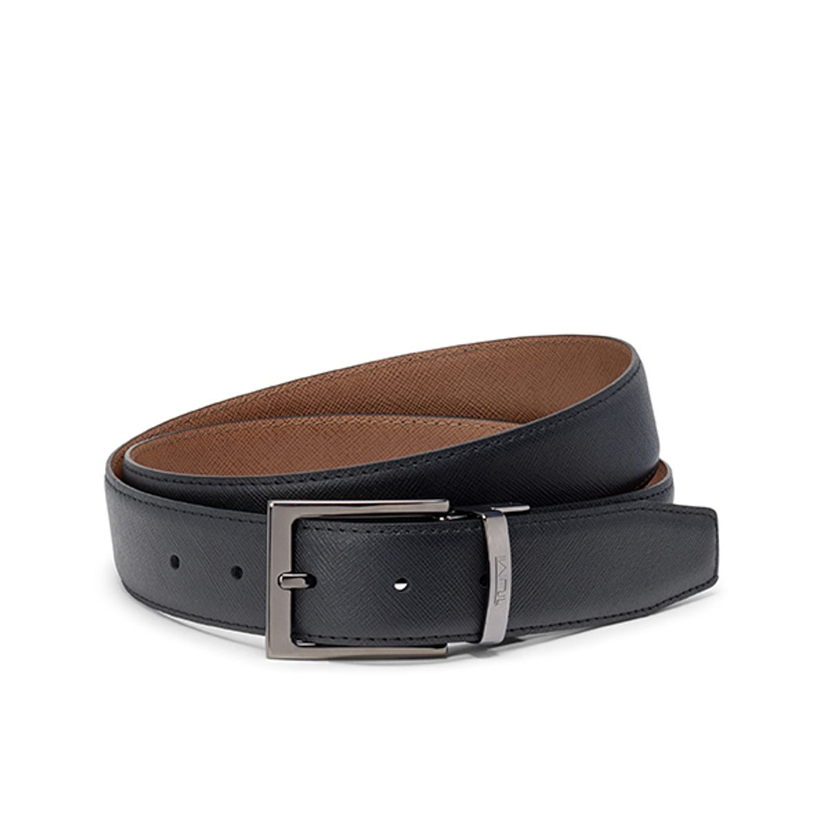 투미(TUMI) BELTS 리버시블 사피아노 가죽 원사이즈 벨트 35mm 44인치 블랙/코냑_1577621055/0165944DCGSF44