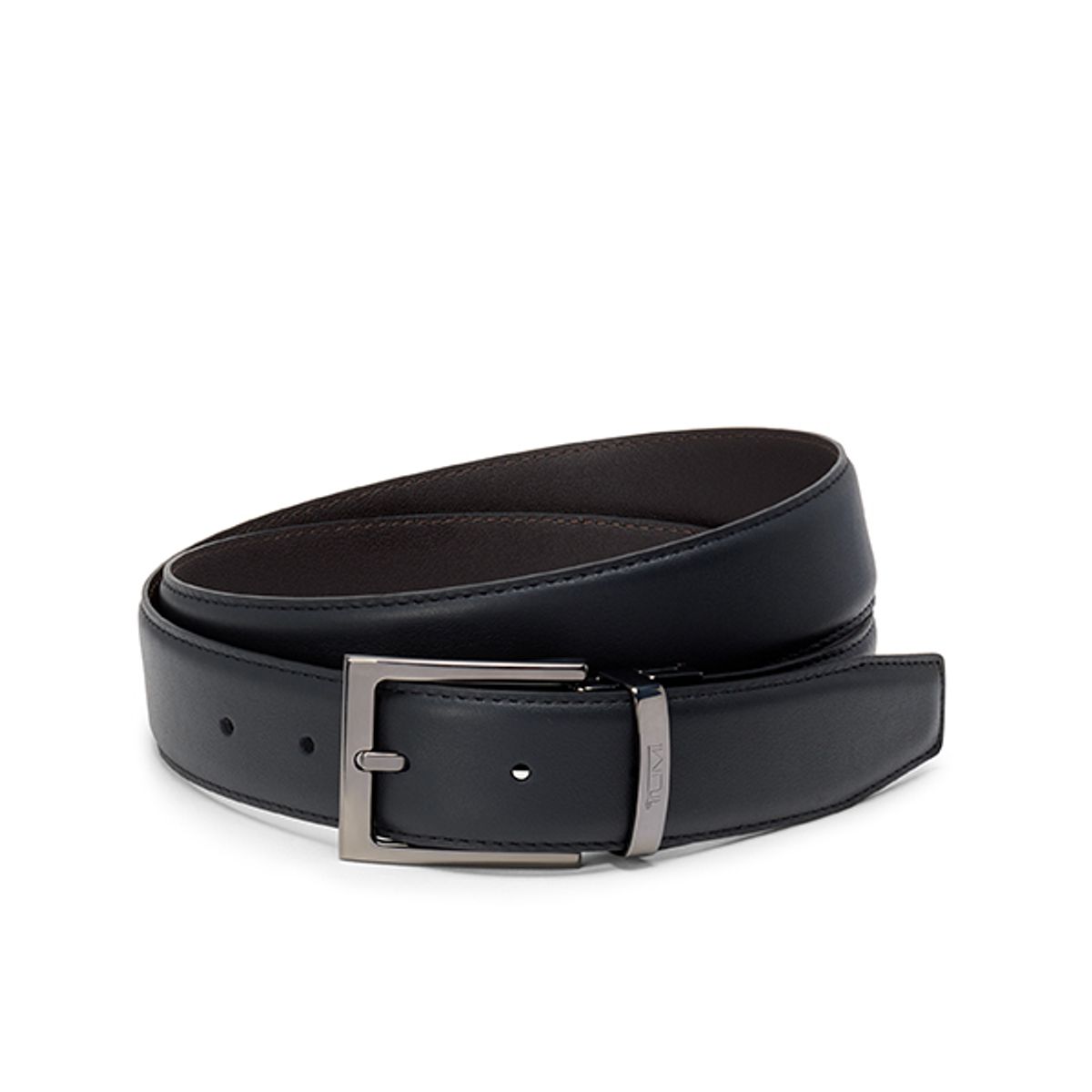 투미(TUMI) BELTS 리버시블 스무스 가죽 원사이즈 벨트 35mm 44인치 블랙/브라운_1568471051/0165927DBS44