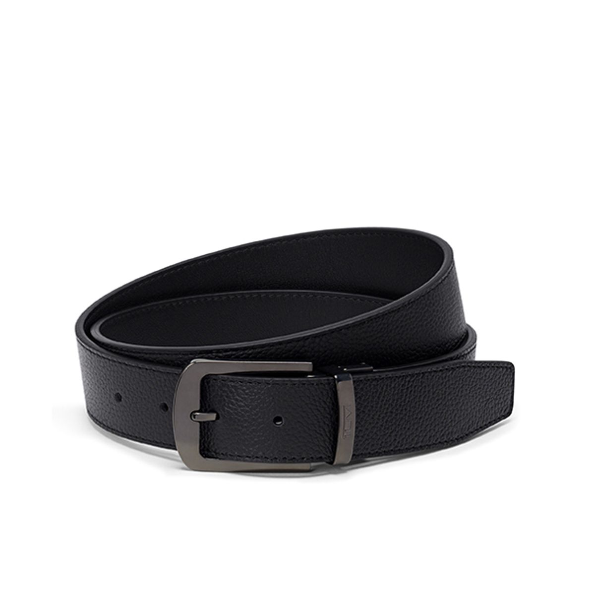 투미(TUMI) BELTS 라운드 리버시블 페블-스무스 가죽 원사이즈 벨트 35mm 44인치 블랙_1568631050/0165935DPD44