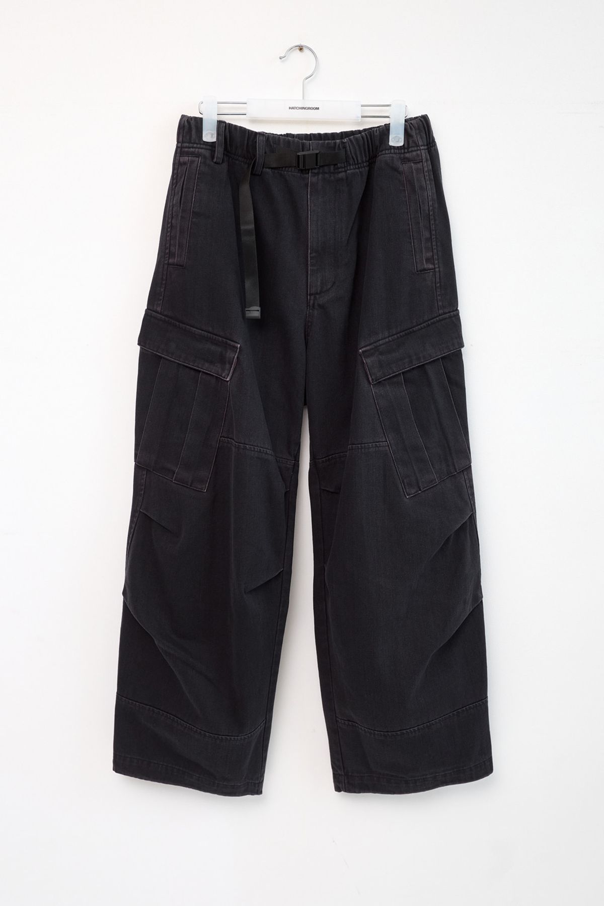 해칭룸(HATCHINGROOM) Mil Pants Washed Dark Navy