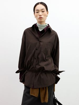 Milo waist string shirts