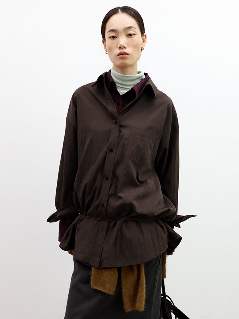 Milo waist string shirts