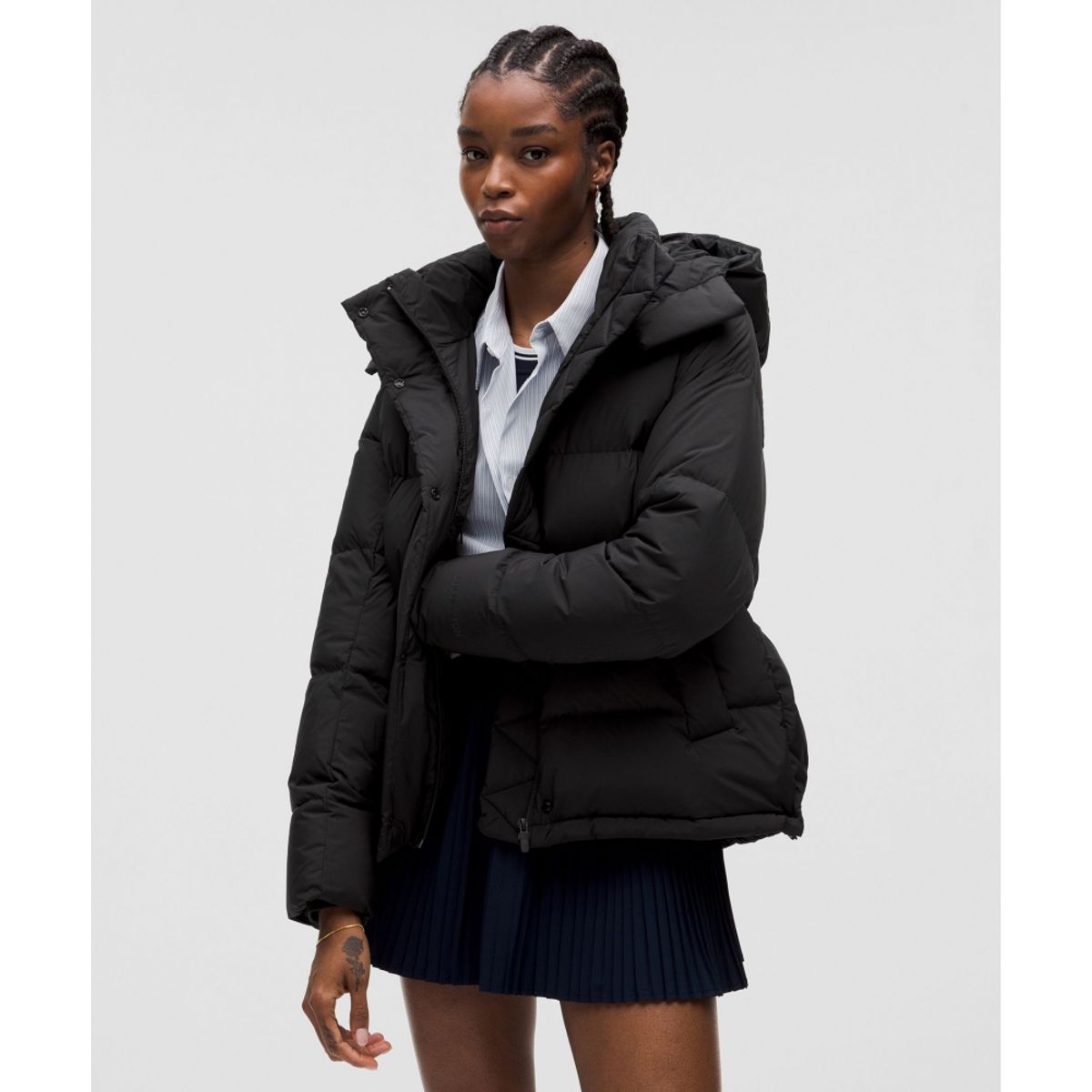 룰루레몬(LULULEMON) 원더 퍼프 600 다운 필 재킷  BLK