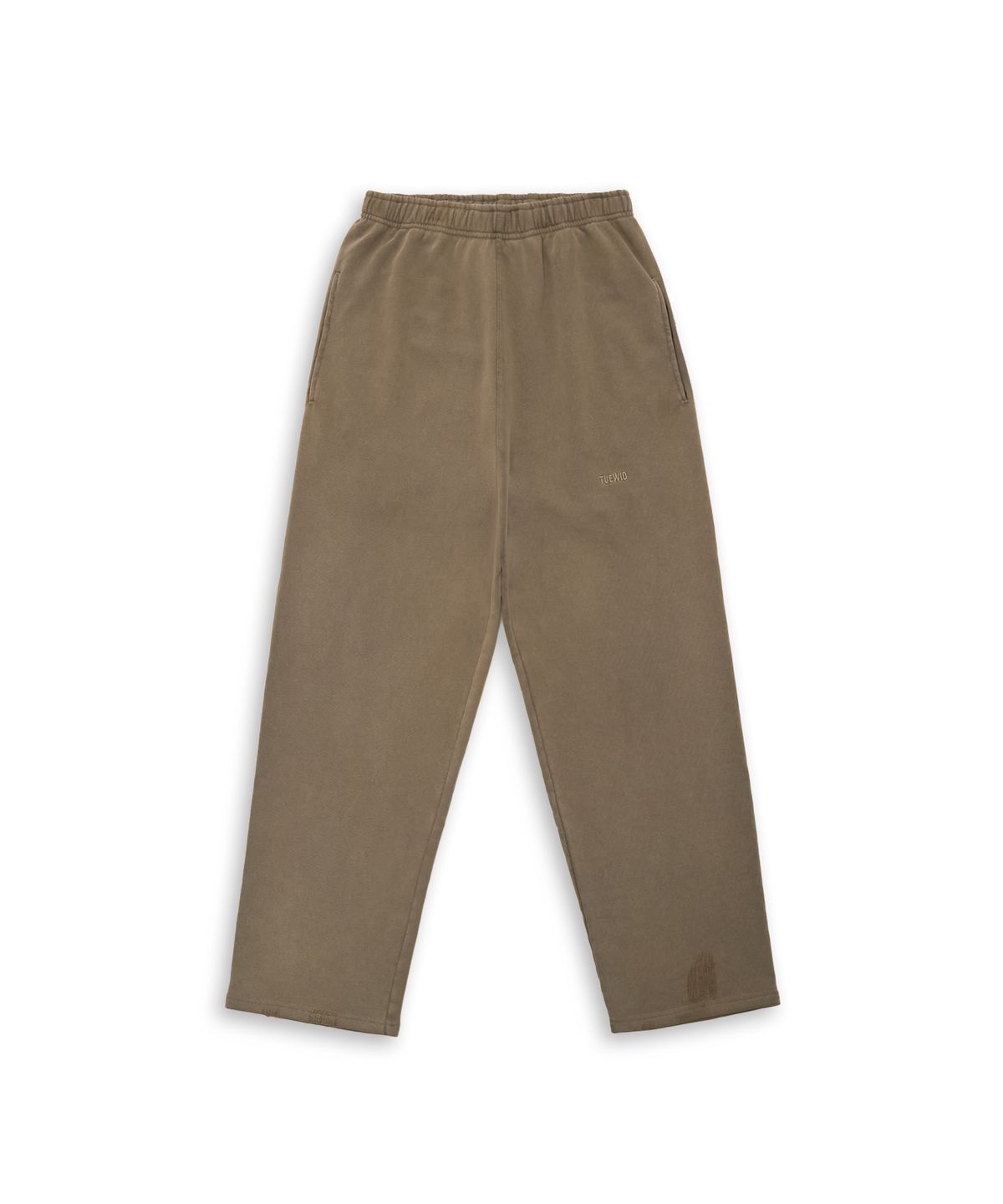 투위드(TUEWID) tuewid classic embroidery set up pants in umber
