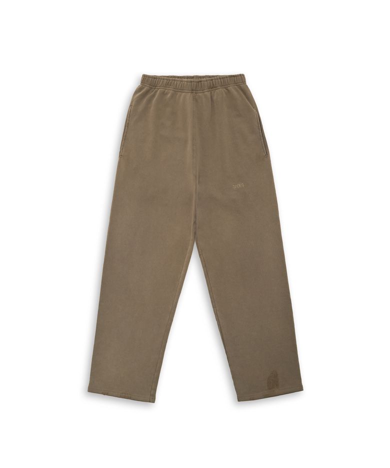 tuewid classic embroidery set up pants in umber
