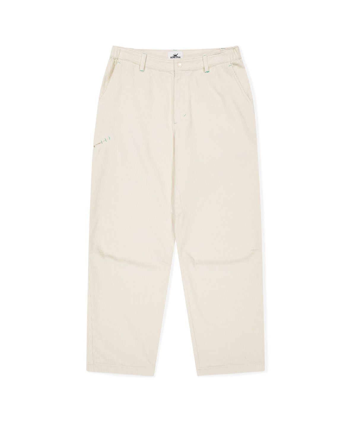 썬러브투어(SUNLOVETOUR) Cord Right Chino Ivory