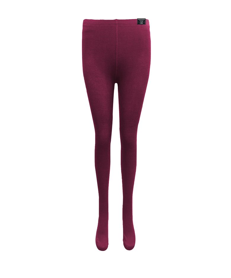 Kinky romantic wool stockings (Burgundy)