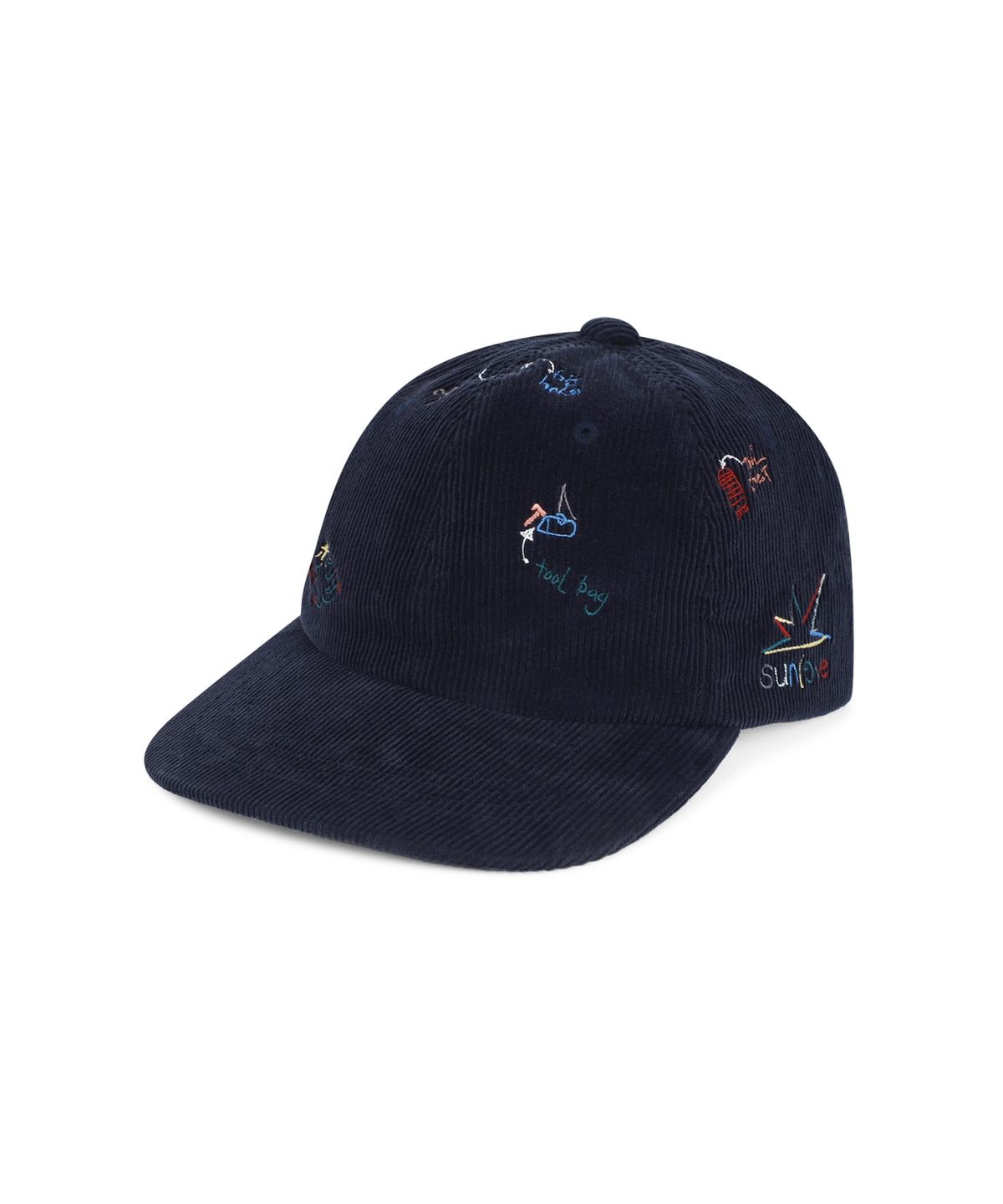썬러브투어(SUNLOVETOUR) [HOME ALONe] Cord Cap Navy