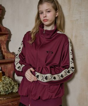 본 테이프 트랙탑 버건디