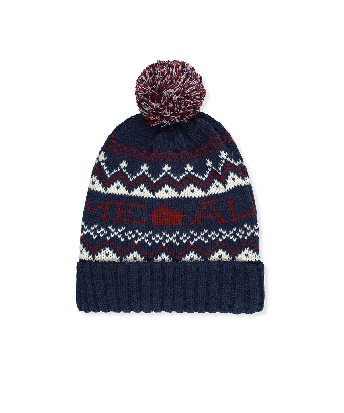 썬러브투어(SUNLOVETOUR) [HOME ALONe] Pom Beanie Navy