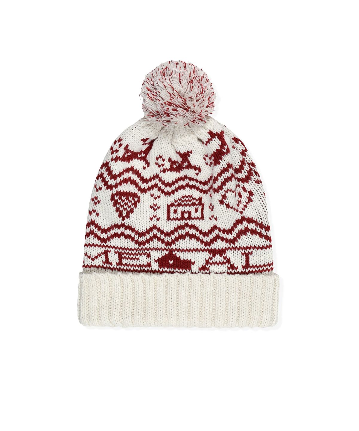 썬러브투어(SUNLOVETOUR) [HOME ALONe] Pom Beanie Ivory