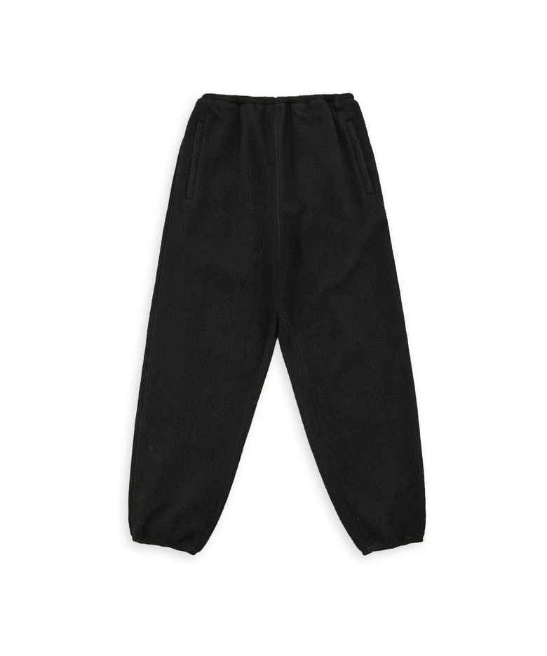 Tuewid city fleece set up pants in carbon black