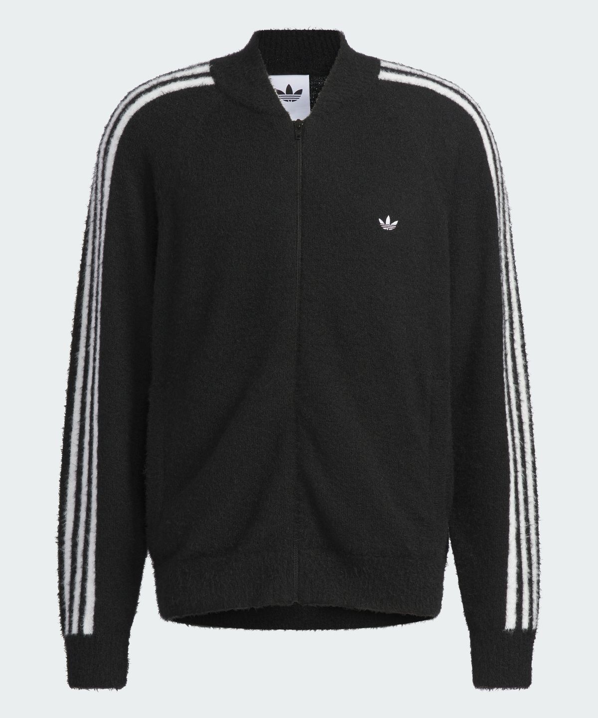 아디다스(ADIDAS) 니트 슈퍼스타 트랙탑 - 블랙 / KD9395