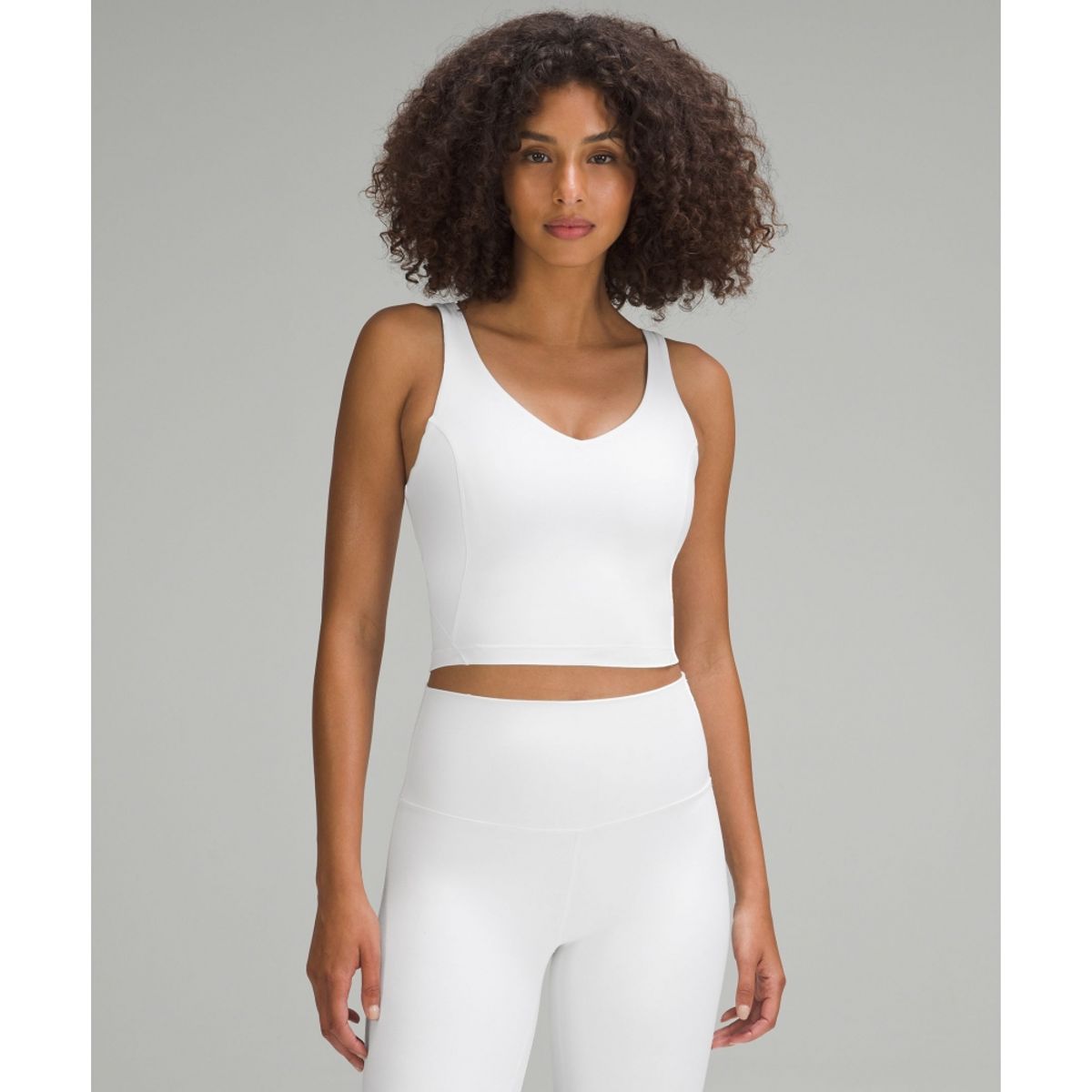 룰루레몬(LULULEMON) Align™ 탱크탑 *라이트 서포트, C D컵  WHT