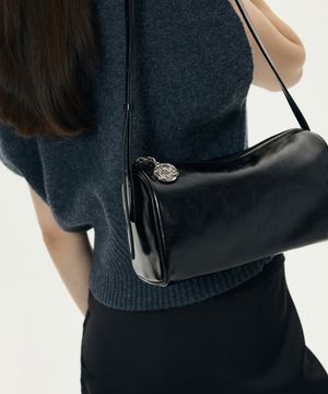 PIDI MEDIUM leather boston shoulder bag 2 color