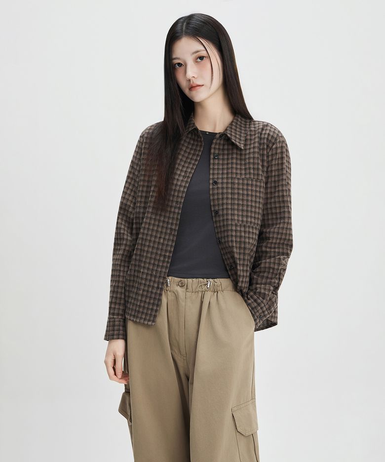 정핏 체크 셔츠 RE YWFT20C_MIWYWG10QC