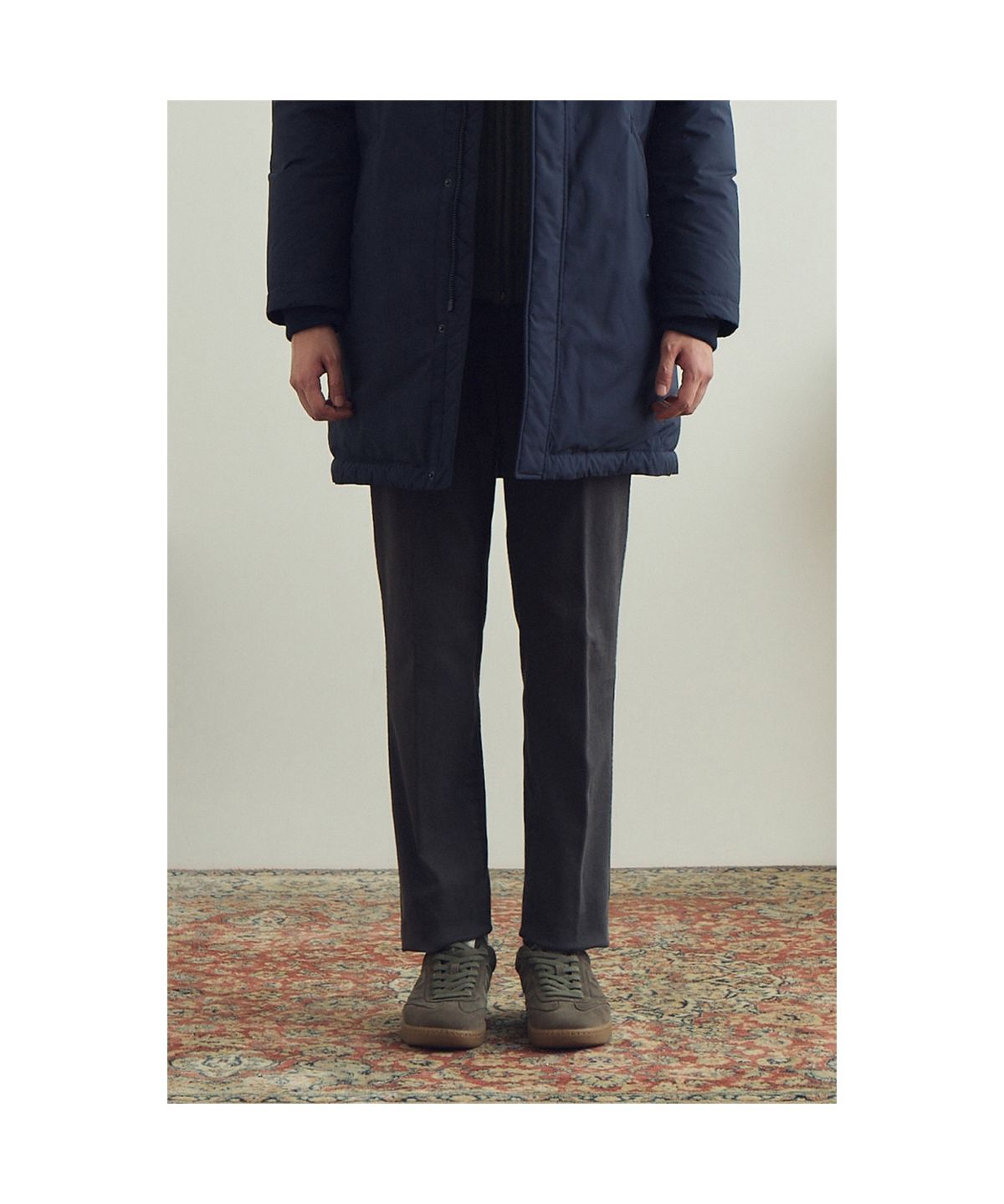 브렌우드(BRENTWOOD) 마이크로 프린트 기모 팬츠 BRPAW25581GYD