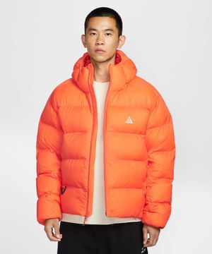 ACG 루나 레이크 패딩 PrimaLoft® 써마 핏 ADV 루즈 후드 재킷 M - 세이프티 오렌지:서밋 화이트 / FV8911-819